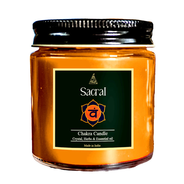 Sacral Chakra Aromatherapy Candle 20-25 Hrs