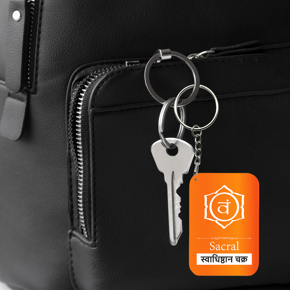 Sacral Chakra Key Chain