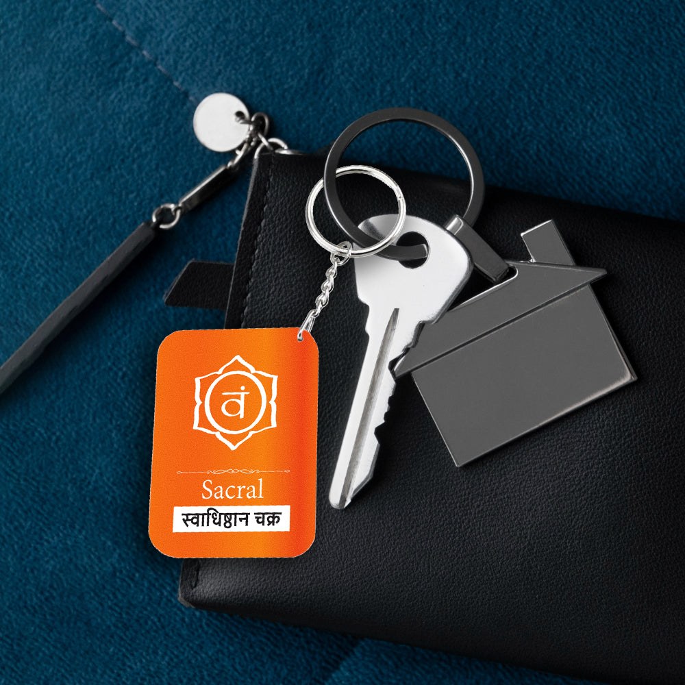 Sacral Chakra Key Chain