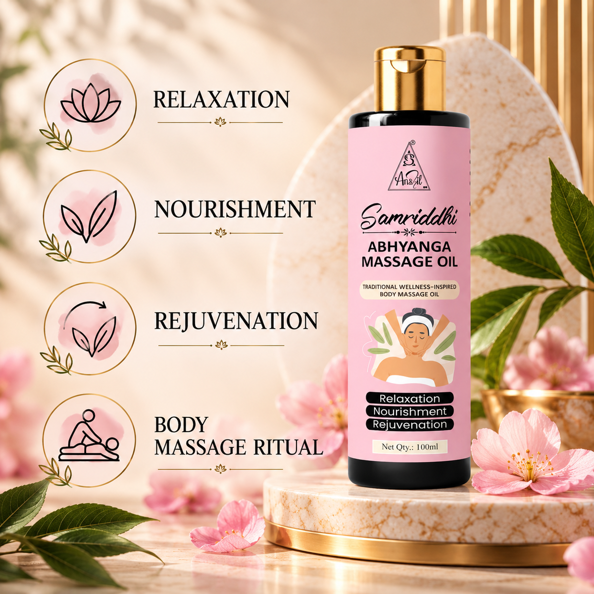 Samriddhi Abhyanga Massage Oil – 100ml