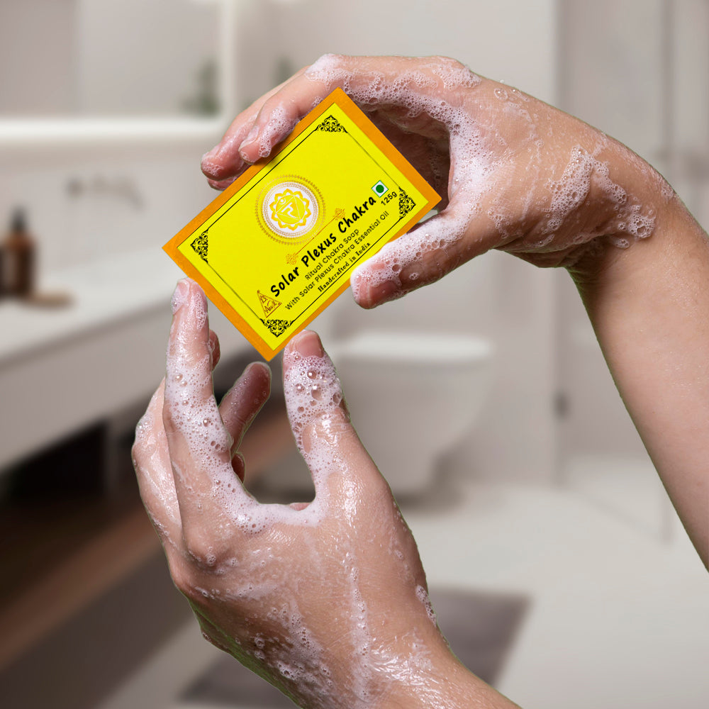 Solar plexus Chakra bath Soap 100g (Pack of 1)