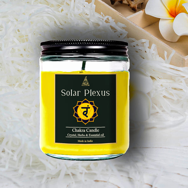 Solar plexus Chakra Candle Aromatherapy 50-55 hrs