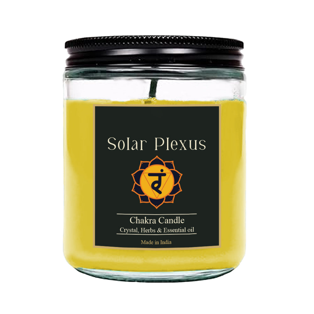 Solar plexus Chakra Candle Aromatherapy 50-55 hrs