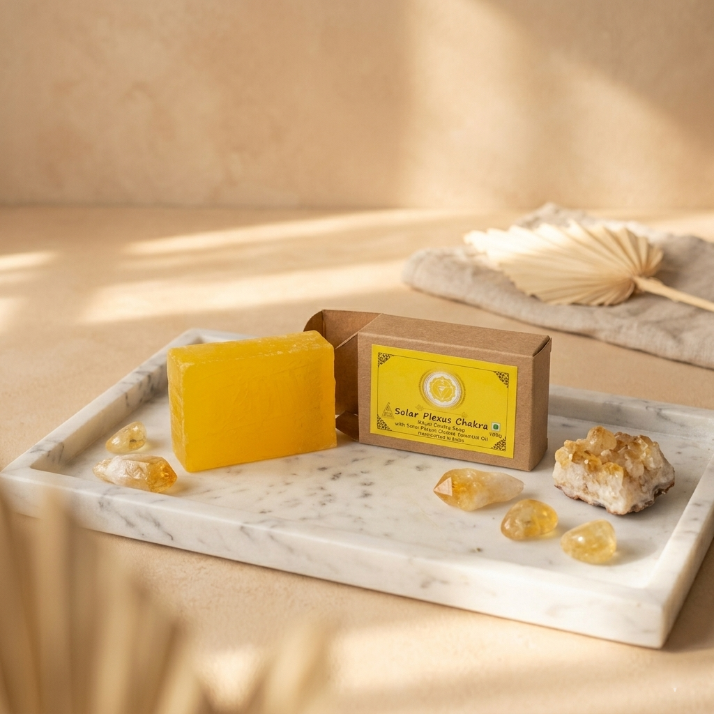 Solar plexus Chakra bath Soap 100g (Pack of 1)