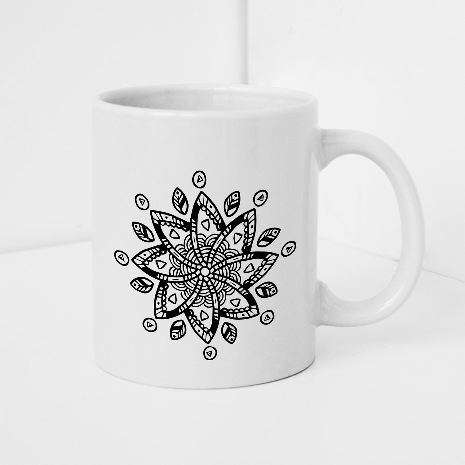 Star Shape Illustration Ceramic Mug (325ml)