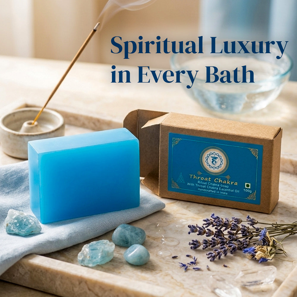 Throat Chakra bath Soap 100g (Pack of 1)
