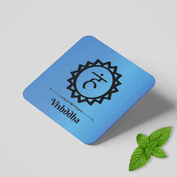 Throat chakra coaster