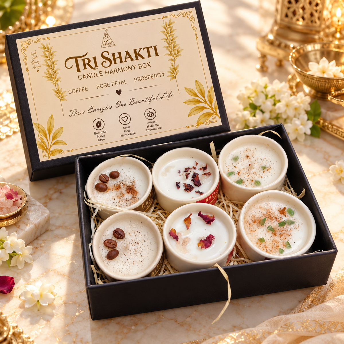 TRI SHAKTI Candle Harmony Box