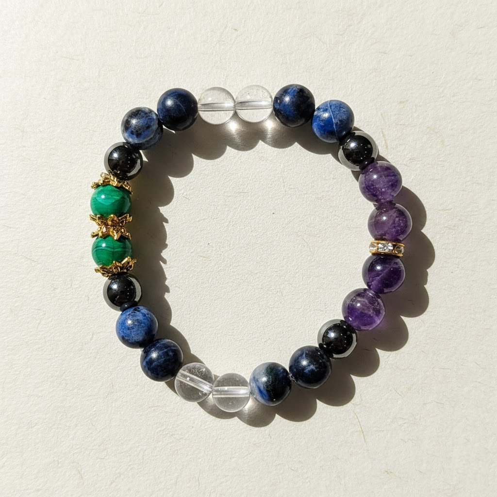 Migraine Relief Energized Crystal Bracelet