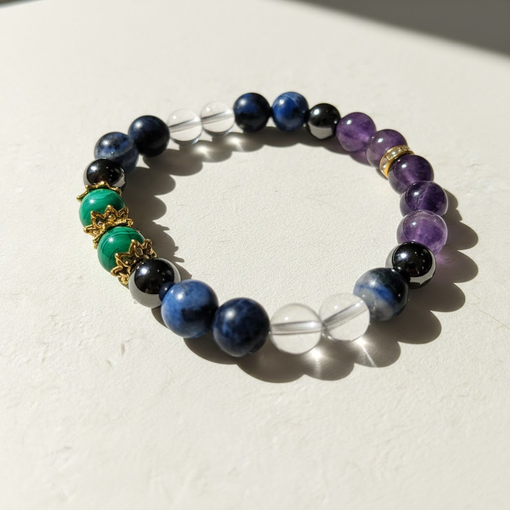 Migraine Relief Energized Crystal Bracelet