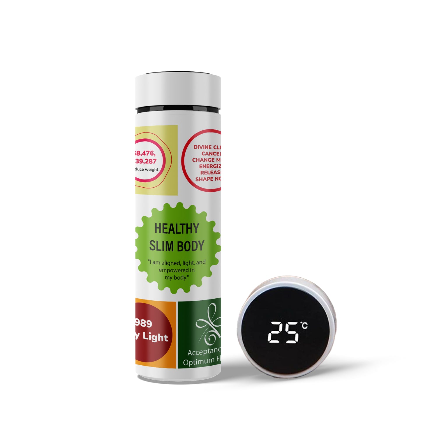 Weight Loss Energy Circle & Switchword Water Bottle – 500ml