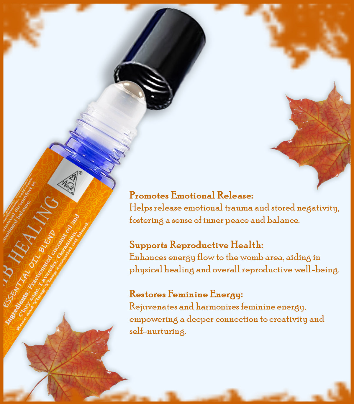 Womb Healing Essential Oil Roll on (10ml)