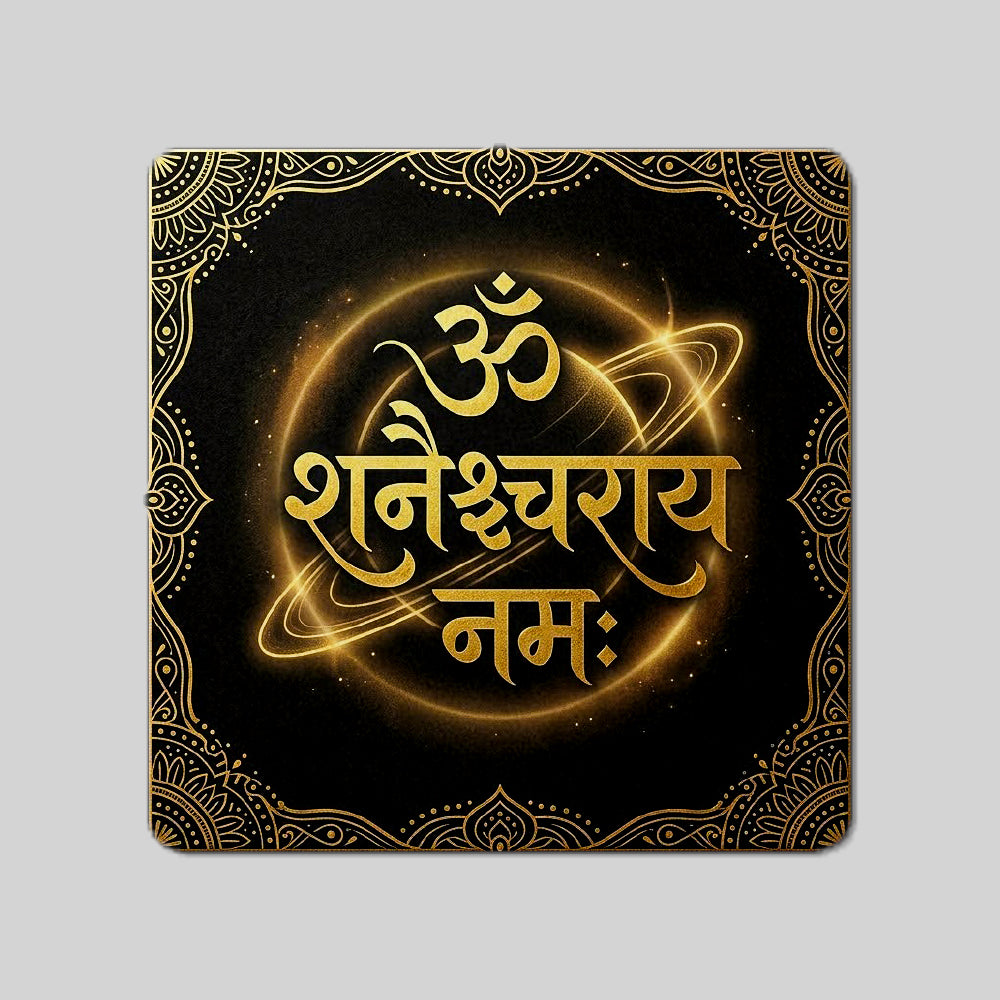 Om Shanishcharaya Namah Coaster