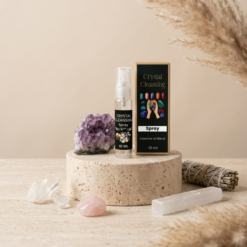 Crystal Cleansing Spray | Reiki Energized | Aromatherapy (10ml)