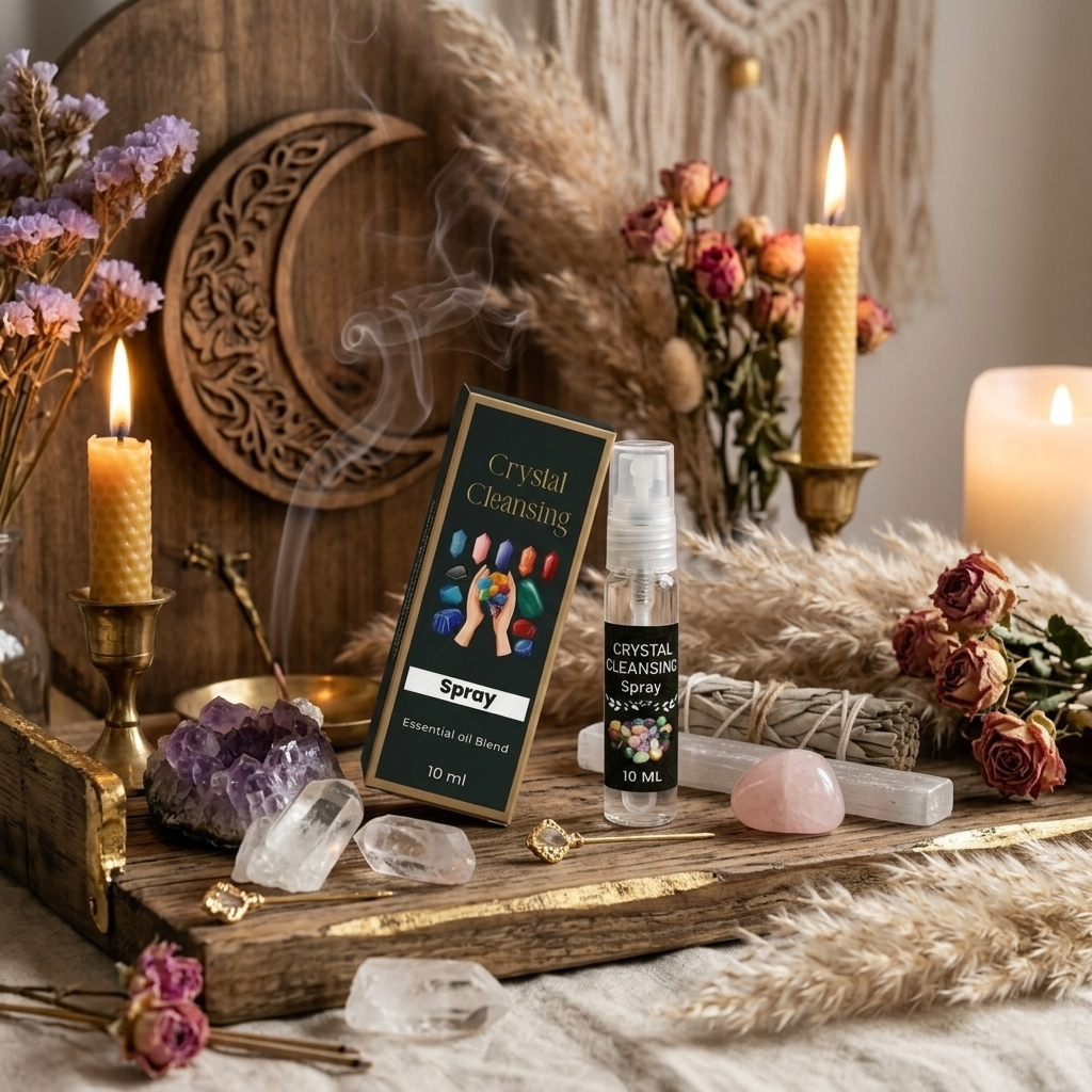 Crystal Cleansing Spray | Reiki Energized | Aromatherapy (10ml)