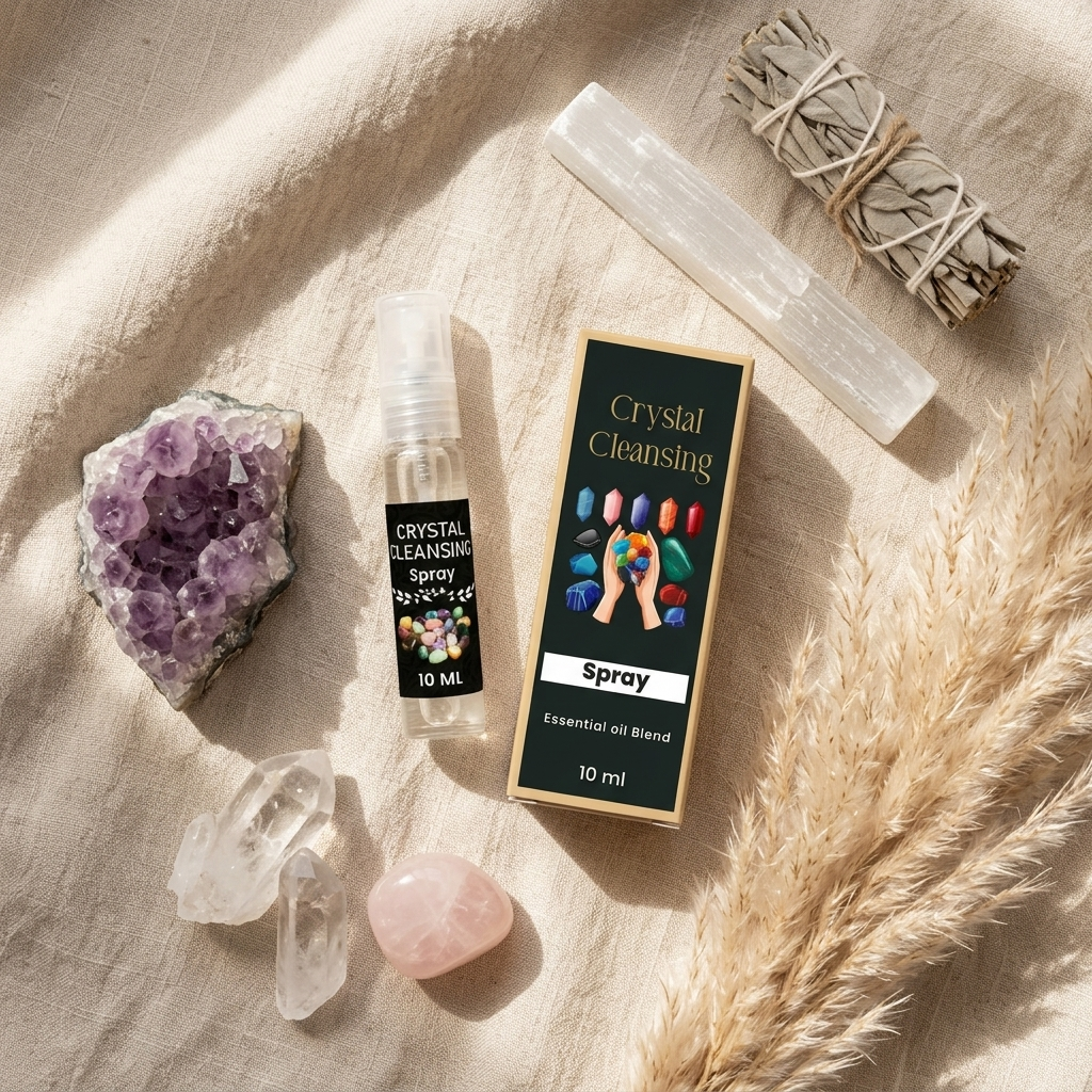 Crystal Cleansing Spray | Reiki Energized | Aromatherapy (10ml)
