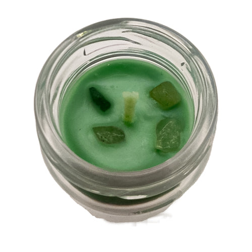 Heart chakra aromatherapy candle mini