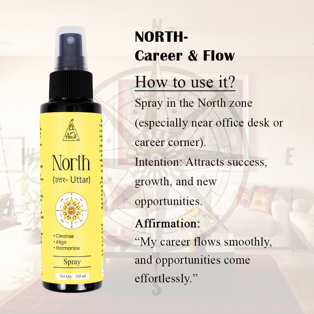 North spray | Reiki Energized | Aromatherapy (120ml)