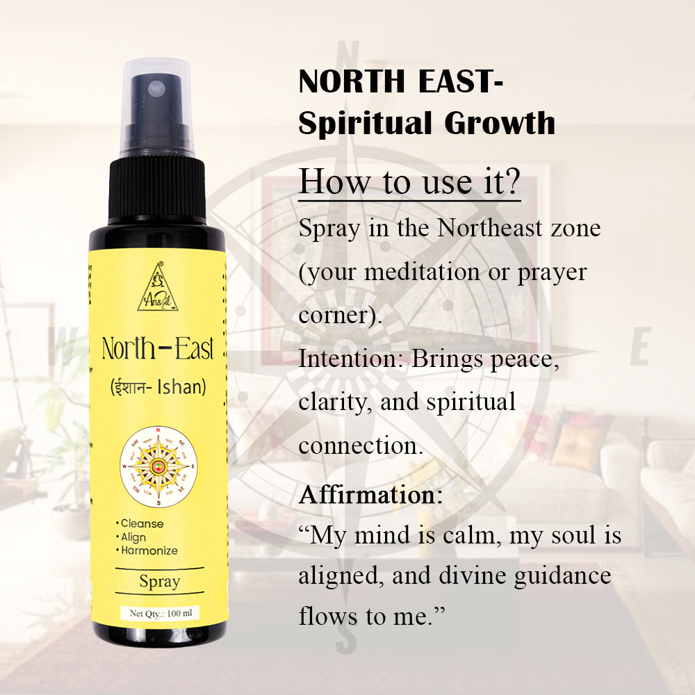 Northeast spray | Reiki Energized | Aromatherapy (120ml)