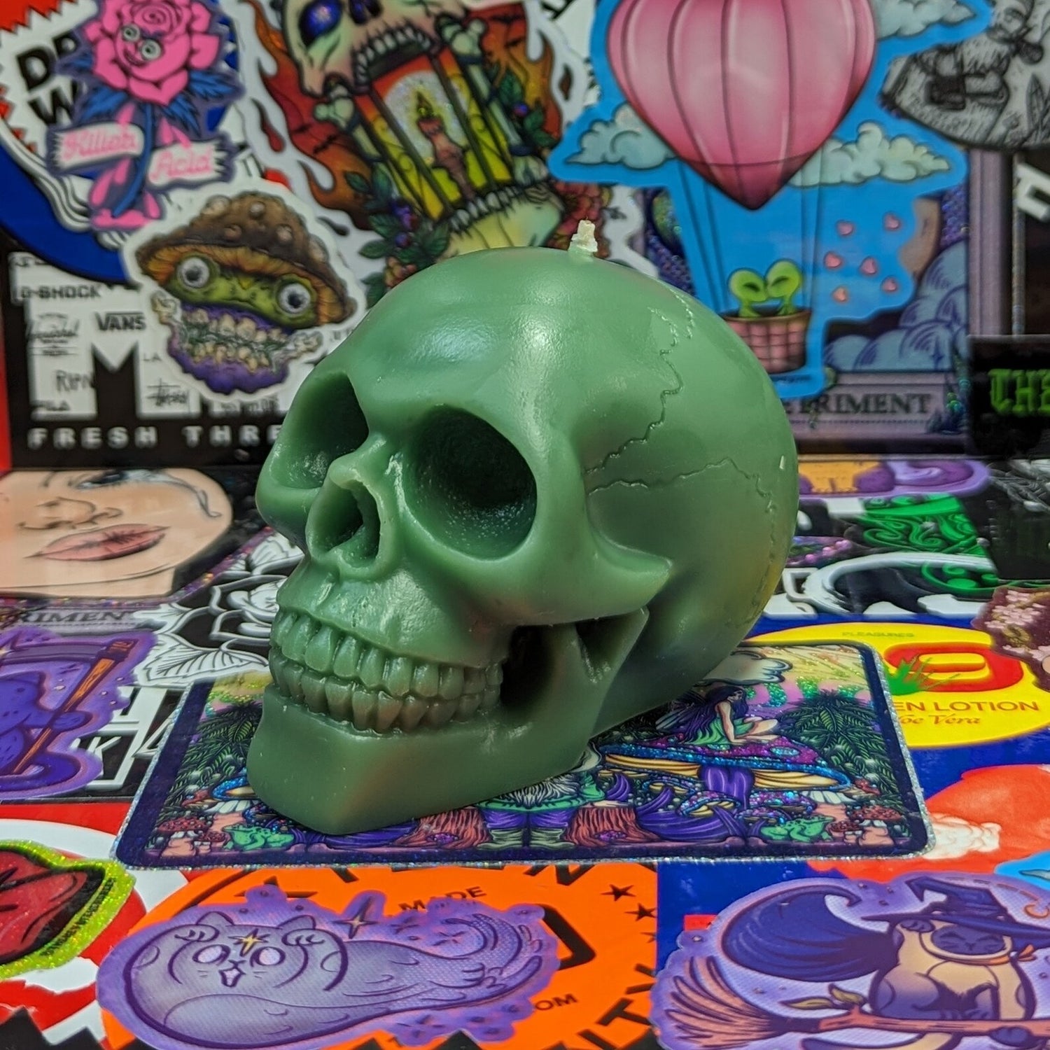 Skull Sculpture Candle