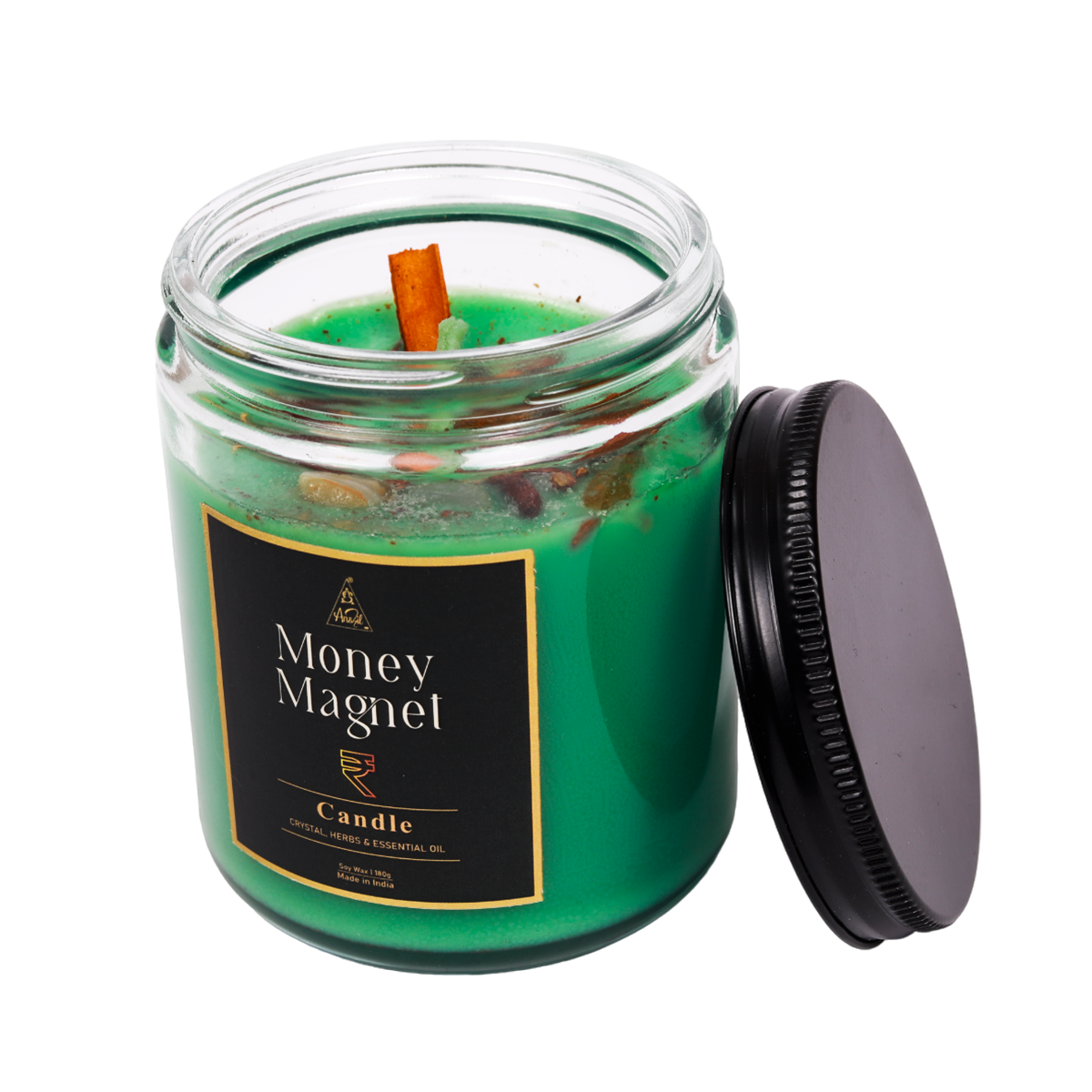 Money magnet candle | Reiki energized | Aromatherapy | 50-55 Hours