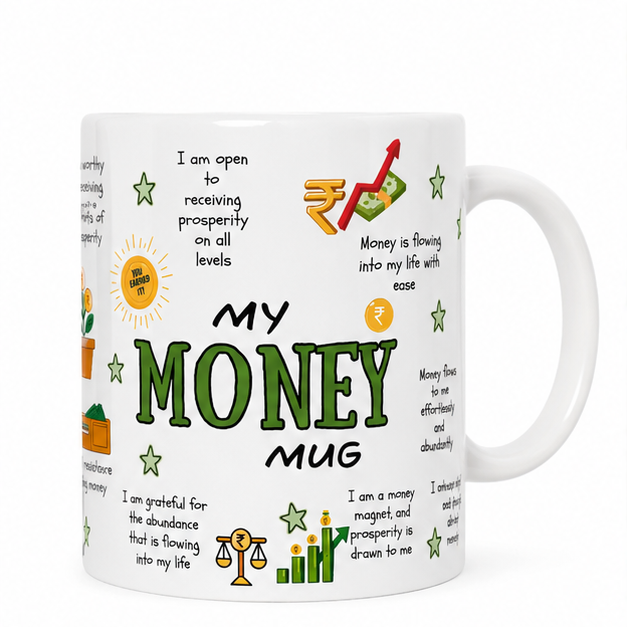 My Money Mug – Positive Affirmation Ceramic Mug