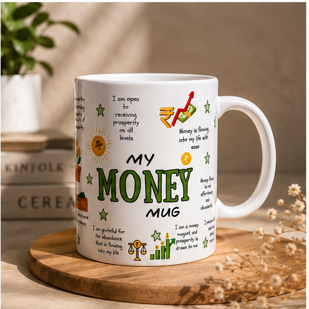 My Money Mug – Positive Affirmation Ceramic Mug