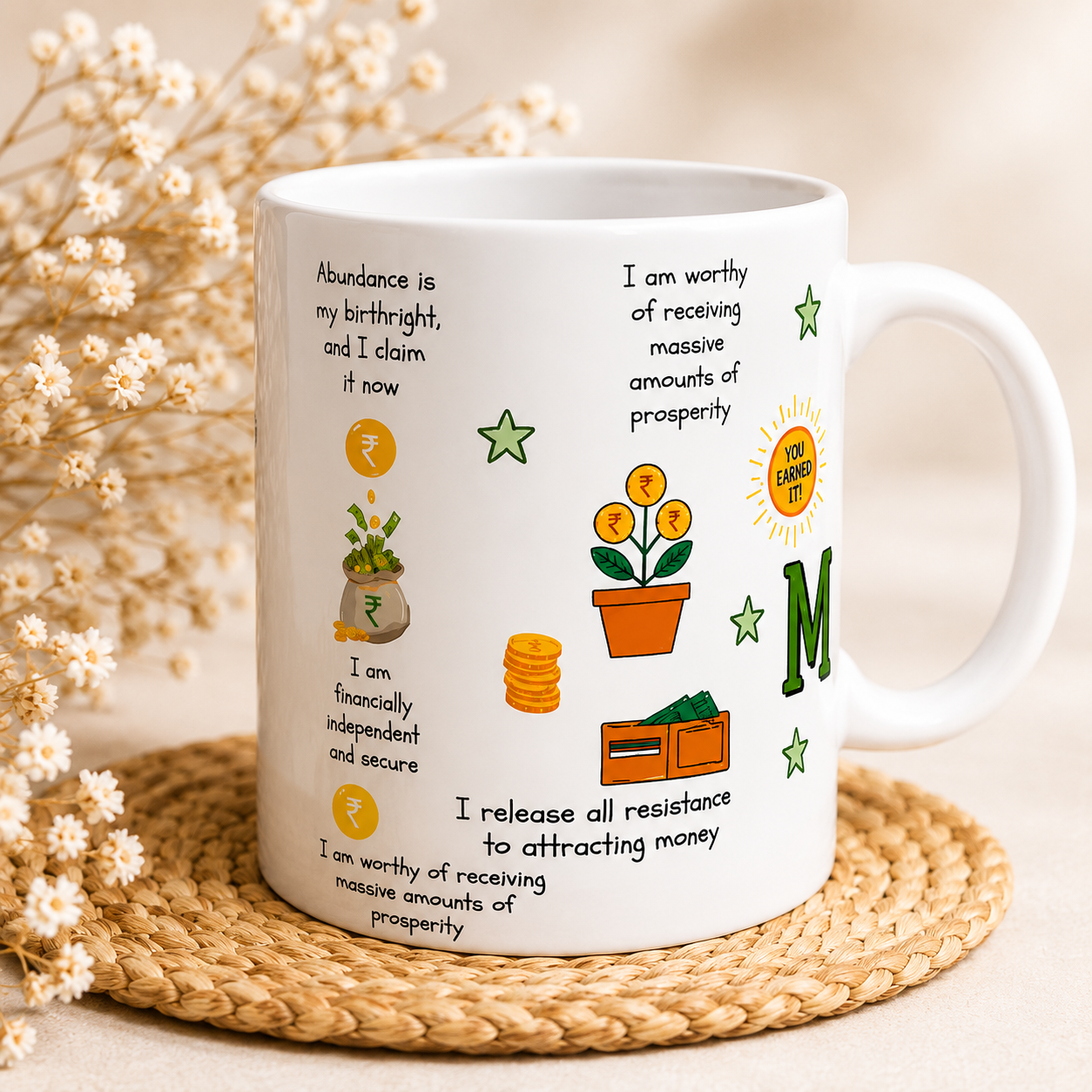 My Money Mug – Positive Affirmation Ceramic Mug