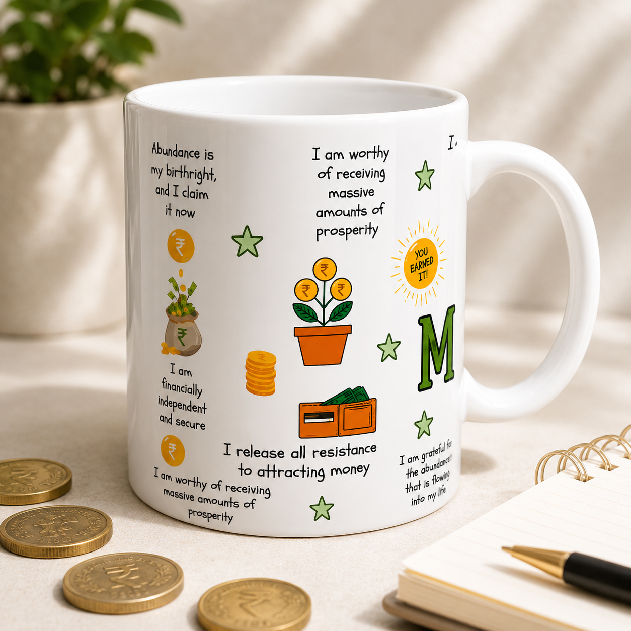 My Money Mug – Positive Affirmation Ceramic Mug