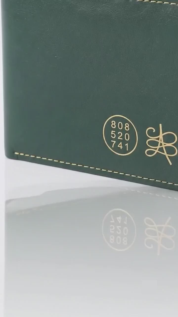 Men's Wallet with Zibu Prosperity Symbol