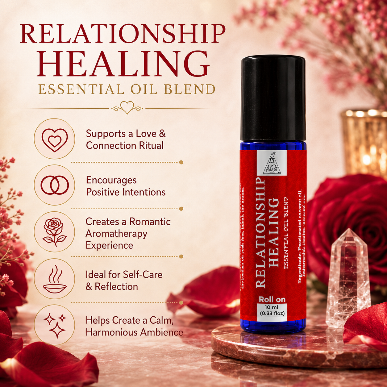 Relationship healing Essential Oil Roll on (10ml)