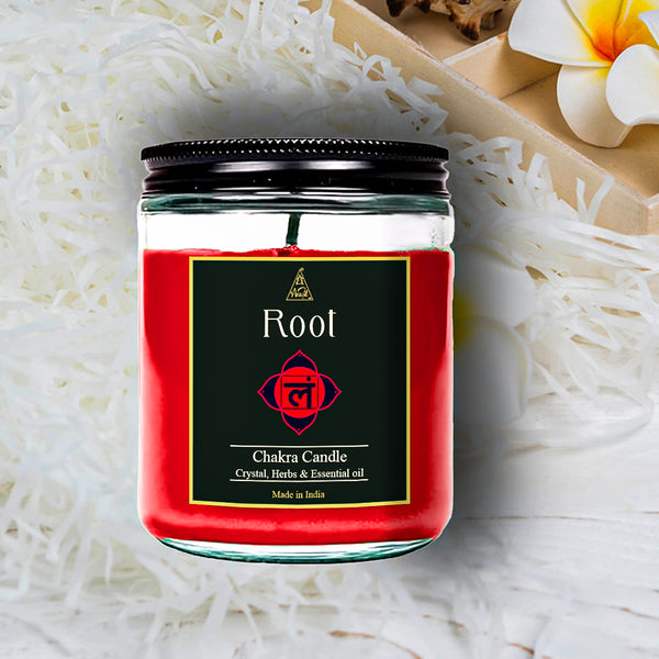 Root Chakra Candle Aromatherapy 50-55 hrs