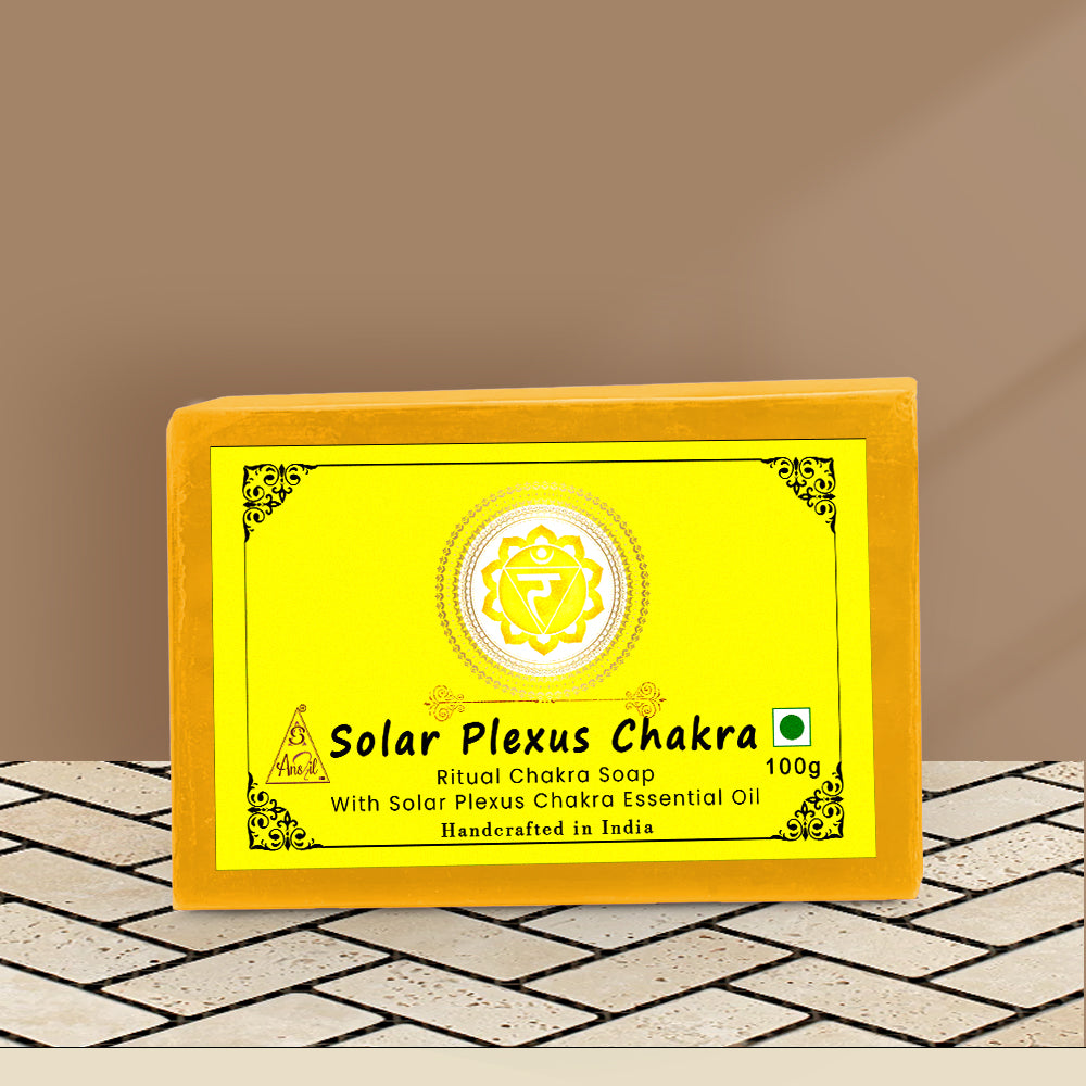 Solar plexus Chakra bath Soap 100g (Pack of 3)