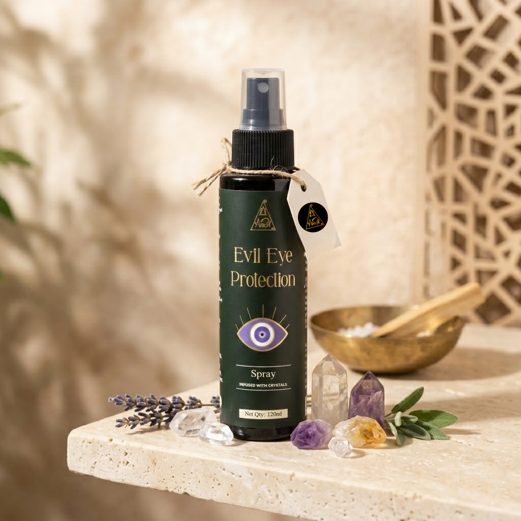 Double Protection Combo – Reiki Energised Salt & Evil Eye Spray (Pack of 2)