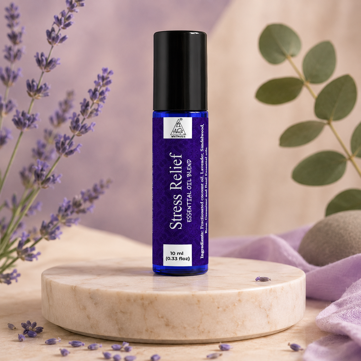 Stress relief Essential Oil Roll on (10ml)