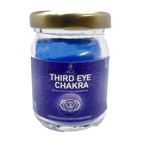 Third eye chakra aromatherapy candle mini