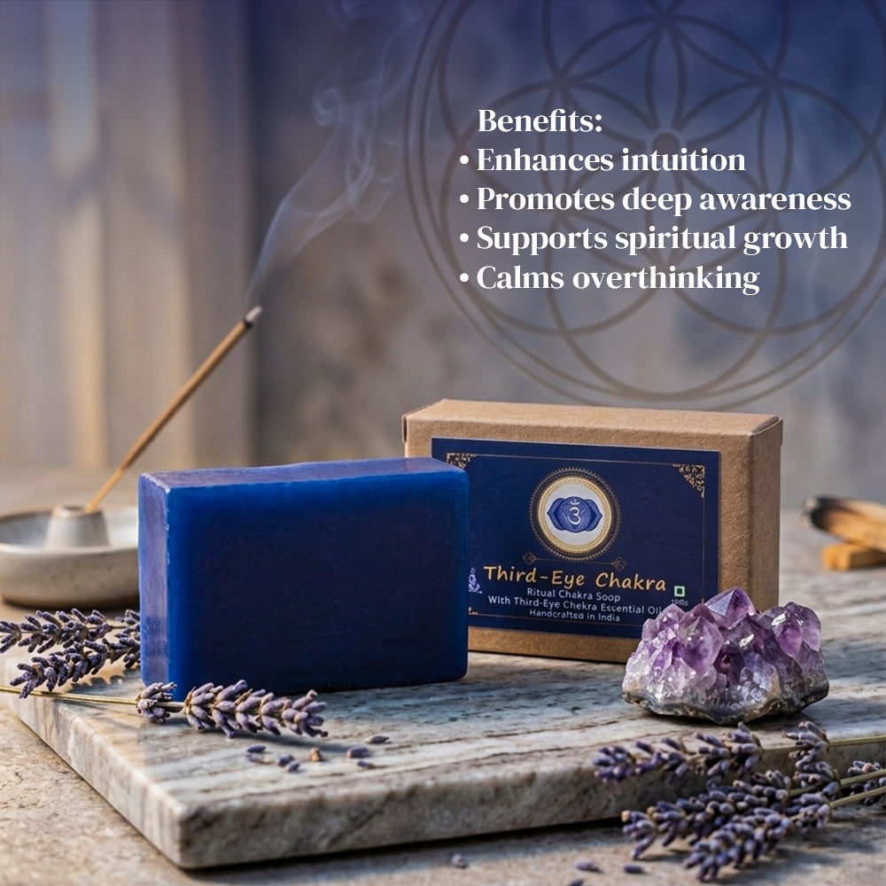 Third eye Chakra bath Soap 100g (Pack of 1)