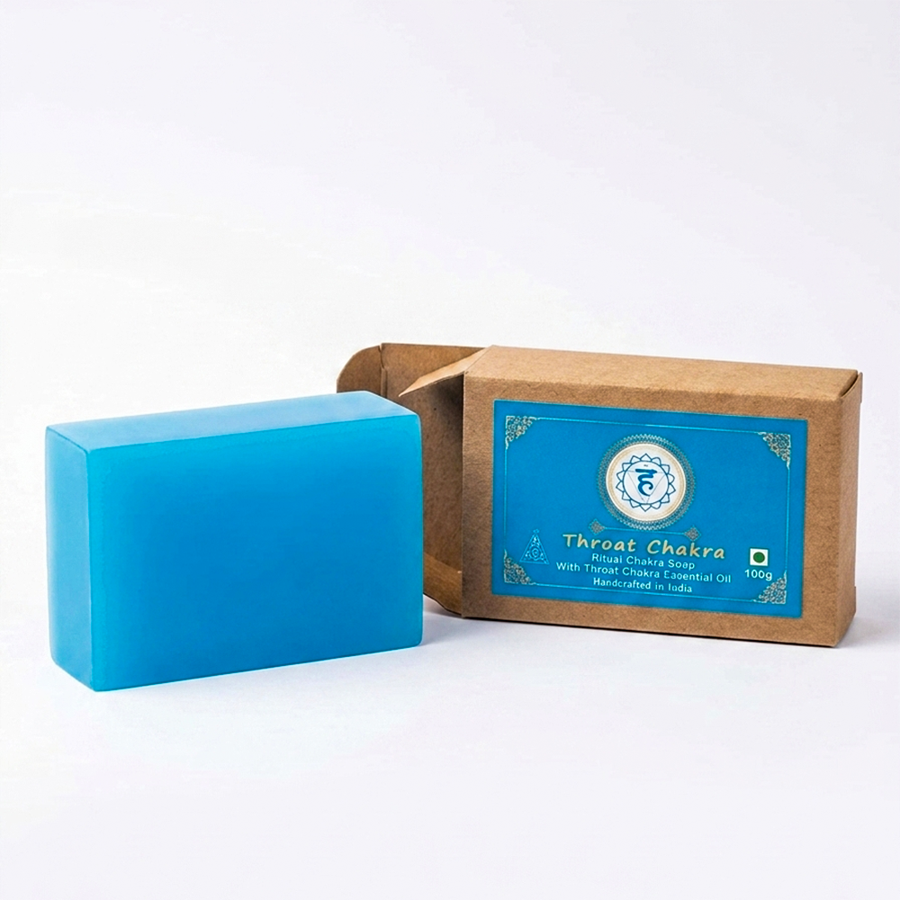 Throat Chakra bath Soap 100g (Pack of 1)